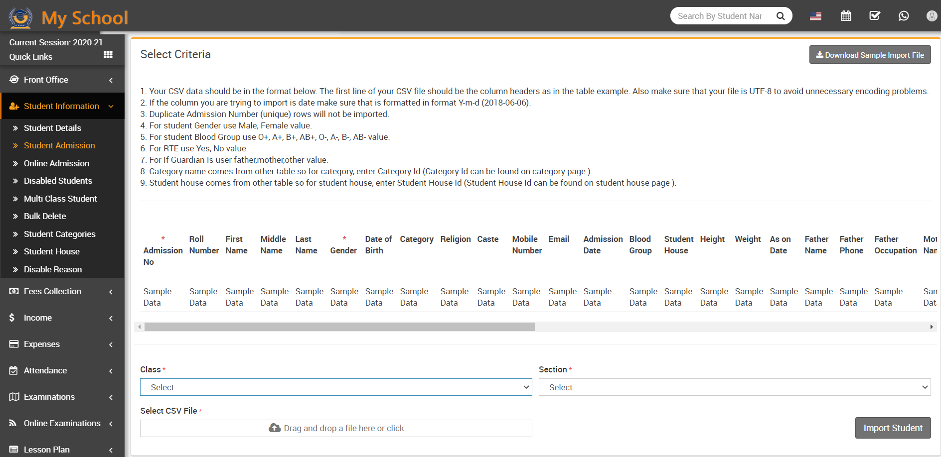 student import image