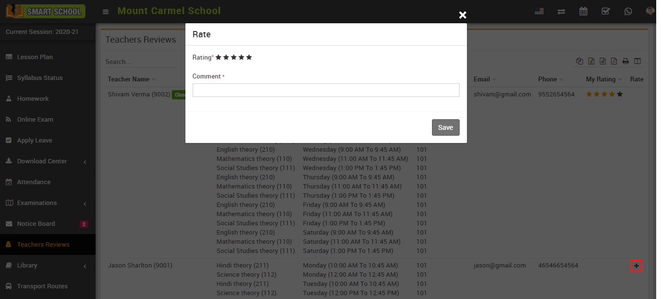 Student rating image